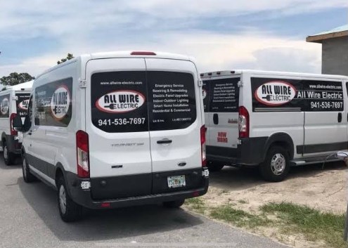 All Wire Electric service vans